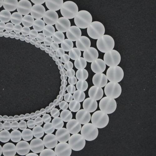 Wholesale 4/6/8/10mm Glass Beads Round Loose Spacer Beads Pattern For Jewelry Making DIY Bracelet Necklace