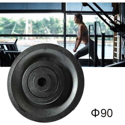 1 pcs 90mm Wearproof & Durable Gym Bearing Pulley Wheel Cable Equipment Fitness
