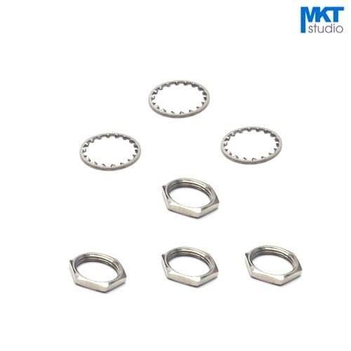 100Sets Washer Nuts For Female BNC PCB Mount Coaxial Cable Connector Adapter Jack