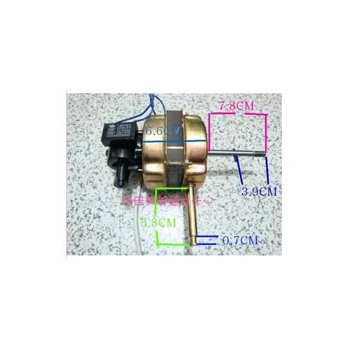 4 poles 220V 0.23A 55W Fan motor 100% copper wire stand fan motor electric fan accessories 3 shifts fan