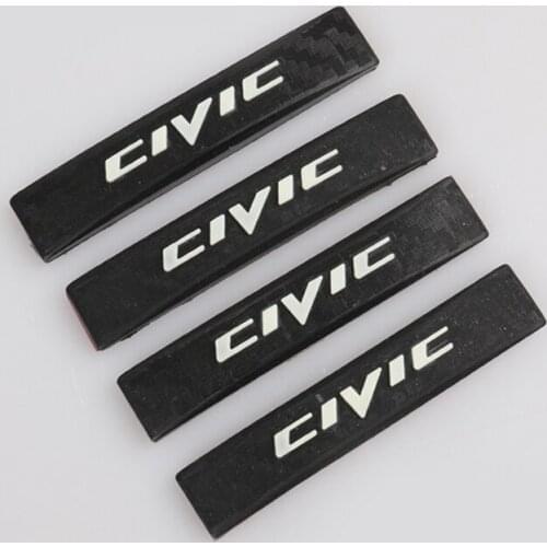 Car Bumper Exterior Modification Accessories for Honda Civic 2016 2017 2018 2019 2020 Car Door Edge Protector Sticker Strip