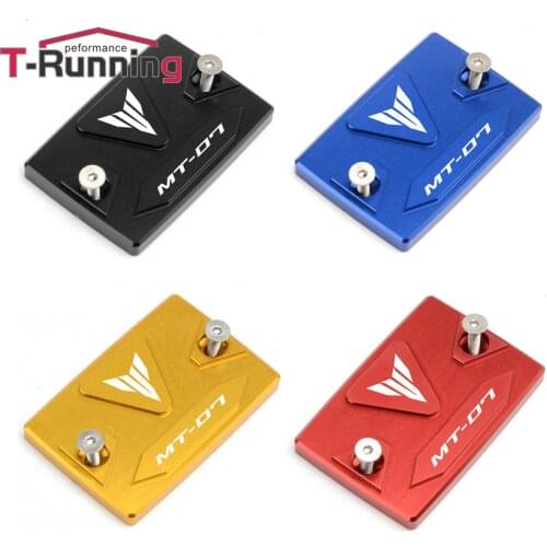 Motorcycle Accessories High quality CNC Front brake Fluid Reservoir Cap Cover For Yamaha MT-07 MT 07 mt07 FZ07 FZ 07 2014-2021