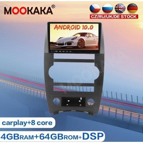 Android 10.0 Auto Radio Stereo Car GPS Navigation For JEEP Commander 2007+ Car Multimedia Player Tpae Recorder Head Unit Carplay