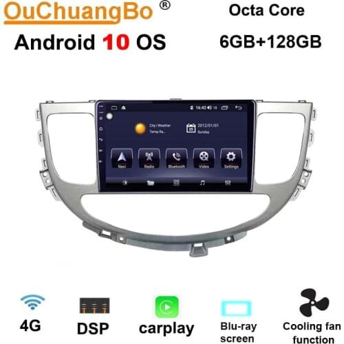 Ouchuangbo 4G Android 10 Car Radio Multimedia Stereo For Hyundai Rohens Genesis With 6GB 128GB CarPlay DSP Head Unit