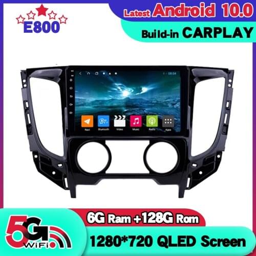6GB Ram 128GB Rom Car Radio For Mitsubishi Triton L200 2015-2019 GPS NAVIGATION Android 10 Multimedia Player Autoradio Stereo