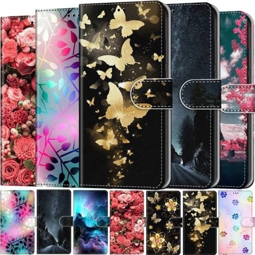 Etui Flip Leather Phone Case For Redmi 4A 4X 5 5A 6 6A 7 7A 8 8A 8T 9 9A 9C Note 7 8 8T 9 Pro 9S Wallet Card Holder Stand Cover