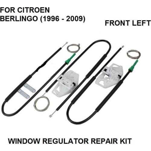 FOR PEUGEOT PARTNER ELECTRIC WINDOW REGULATOR REPAIR KIT 4/5 - DOOR FRONT LEFT-RIGHT 1996-2015
