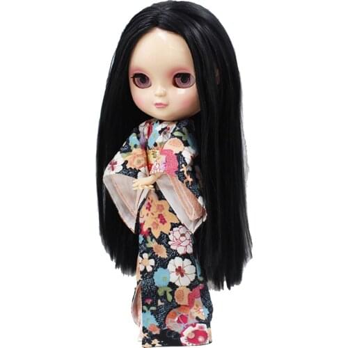 Fortune Days ICY nude Doll Joint Body small chest balck straight hair No.9601 free shipping