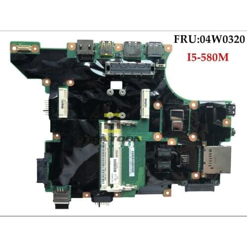 FRU:04W0320 For IBM Lenovo Thinkpad T410S System Board Assembly 04W1911 Intel Core i5-580M Processor Switchable Graphics 512MB