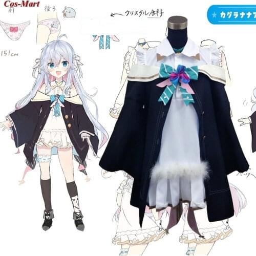 Hot Anime VTuber Hololive Kagura Nana Cosplay Costume Fashion Cute Uniform Dress Activity Party Role Play Clothing Custom-Make
