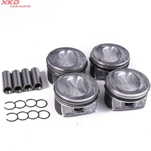 1.4T CAXA Piston & Ring Set Fit For V-W Golf 12-13 Jett-a 11-17 Tiguan 12-17 EOS 11-16 03C 107 065 AP 03C107065AP