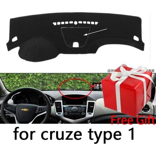For Chevrolet Cruze 2009 - 2013 2014 dashboard mat Protective pad Shade Cushion Pad interior sticker car styling accessories