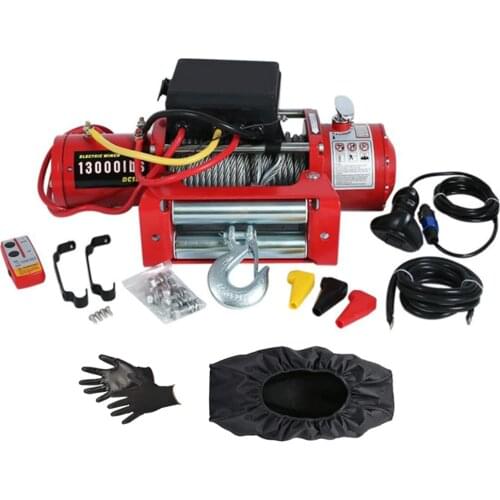 Winch 12V 13000 lbs Electric Winch Wire rope winch