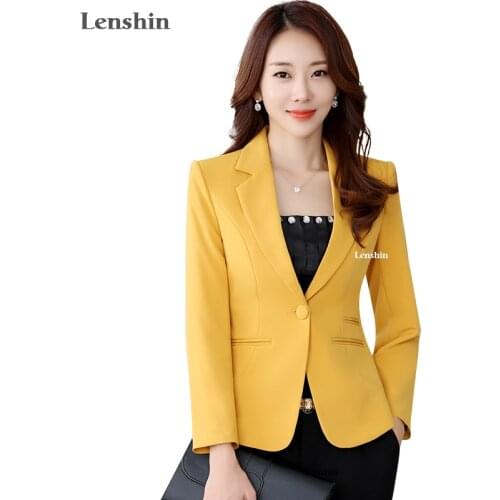 Lenshin Women's Straight Blazers