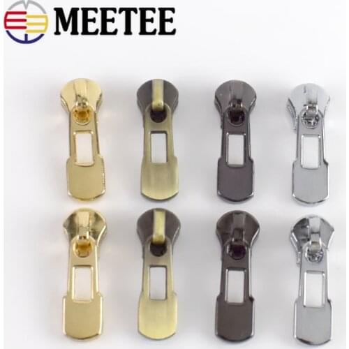 10Pcs 3# Zipper Sliders for Metal Nylon Zips Clothing Bags Zippers Heads Zip Repair Kit DIY Garment Sewing Accessories KY825