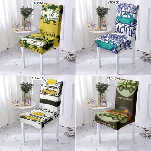 Cartoon car Chair cushion Chair cover with back Covers chairs home dinning chair bench cover recliner chair cover cover chair