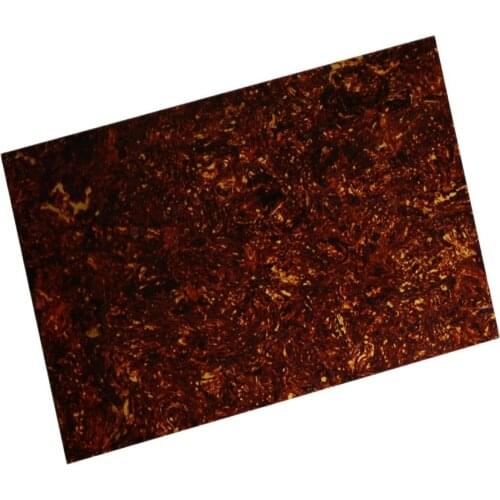 A4 Size 0.46mm Brown Tortoise Celluloid Sheet 210x297mm for Pickguard Custom Inlays Guitar Pick Luthier