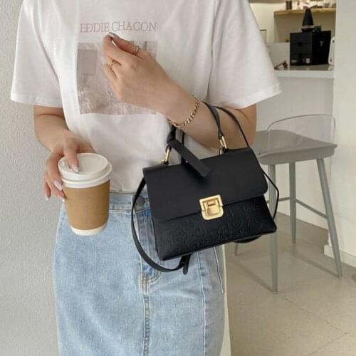 Shoulder Bag Female Designer Crossbody Bag Women Bag Handbag Purse Soft Chain Fashion 2021 New PU Leather Simple Contrast Color