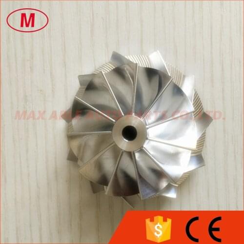 TD04HL 19T 46.02/58.00mm 11+0 blades 49189-X BILLET high performance Turbo Billet/milling/aluminum 2618 compressor wheel