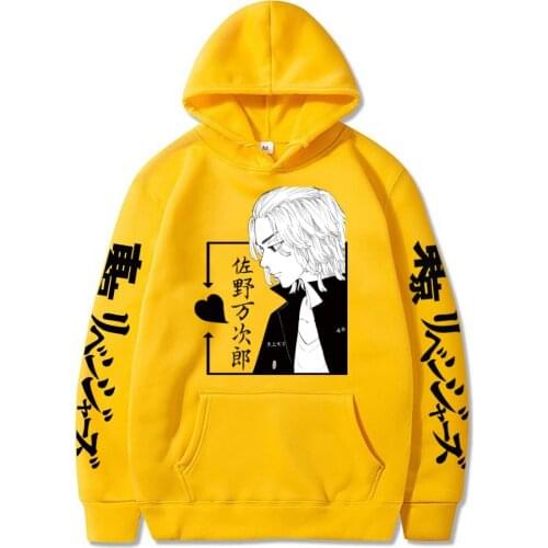 Hoodies Tokyo Revengers Anime Cosplay Mikey Print Sweatshirt Loose Oversized Unisex Streetwear Sweater Casual Pullovers Top New