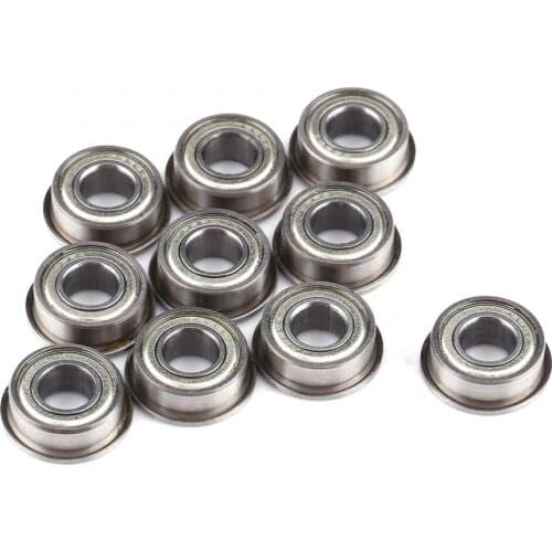 [Pack of 10] F686zz 6x13x5 mm Miniature Metal Flanged Ball Bearings 6*13*5