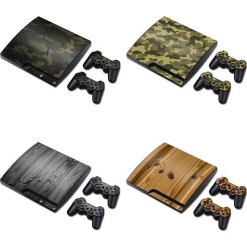 Vinyl Decal Skin Sticker For P S3 Slim Console Skins+2PCS Stickers For P S3 Slim Vinyl Skin sticker