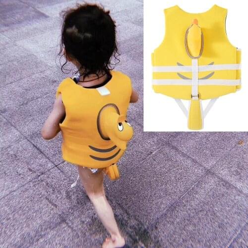 Baby Water Sports Swimming Vest Yellow Duck Survival Jacket Buoyancy Safety Aid Clothing Girls Boys Toddler Child Kids
