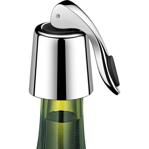 1PC Stainless Steel Wine Bottle Stopper Saver Cover Sparkling Wine Plug Bottle Cap Cover Kitchen Tools Wine Accessories 20JAN13
