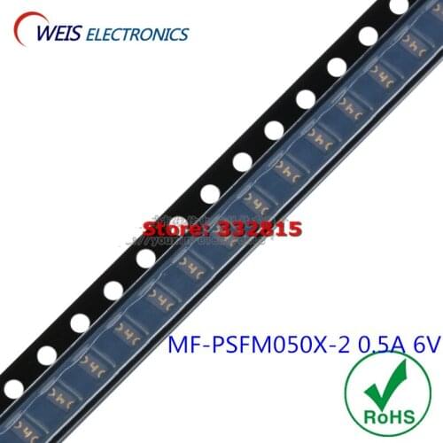 100PCS MF-PSFM050X-2 0805 SMD FUSE PPTC 6V 0.5A 500mA resettable fuses safety tube original ROHS Free shipping D