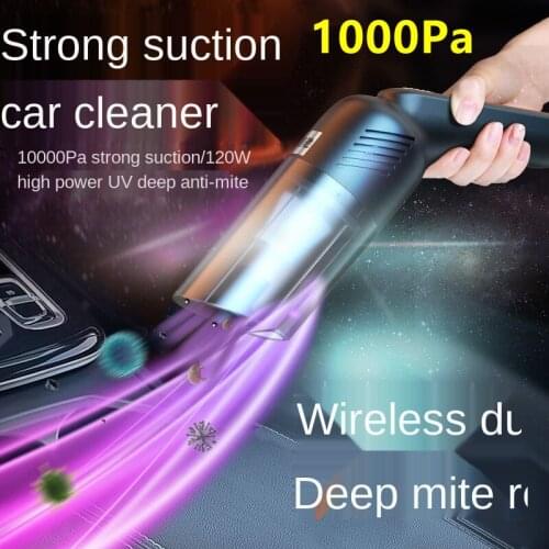 10000pa car wireless car home hand-held Ultraviolet rays small car strong high-power suction vacuum cleaner