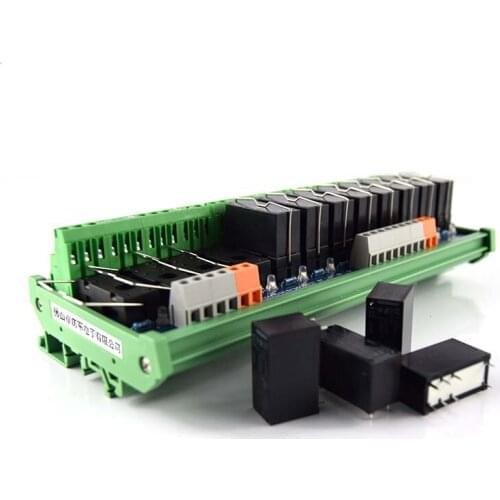 12-way relay dual-group module 24V multi-channel solid state relay PLC output amplifier board