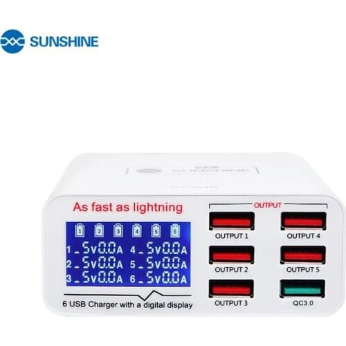 2.4A Fast Charging Support SS-304Q SS-304D USB Intelligence QC 3.0 Compatibility For iPhone/HUAWEI for SAMSUNG/XIAOMI OPPO VIVO