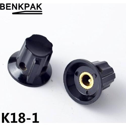 2pcs potentiometer knob Bakelite knob K18-1 hole 6MM