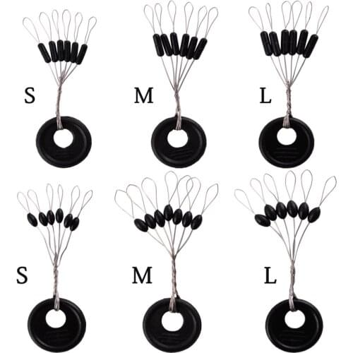 60pcs/set Resistance Space Beans Stopper Not To Hurt The Line Vertical Beans Carp Fishing Tackle Accessories Easy Use