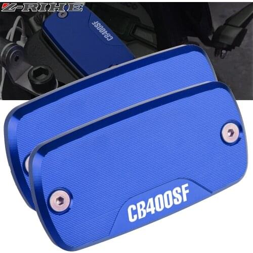 FOR HONDA CB 400SF 1993-2014 2013 Motorcycle Accessories Front Brake Clutch Cylinder Fluid Reservoir Cover Cap With CB400SF Logo