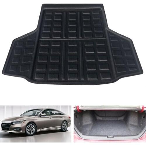 Car Cargo Liner Mat Rear Trunk Luggage Tray Boot Pad Floor Carpet Cover Fit For Honda Accord 10th 2018 Auto Accessories