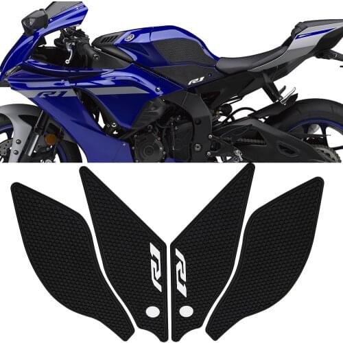 Motorcycle Side Fuel Tank Pad For Yamaha YZF R1 R1M YZFR1 YZF-R1 2020 - 2021 Tank Pads Protector Stickers Knee Grip Traction Pad