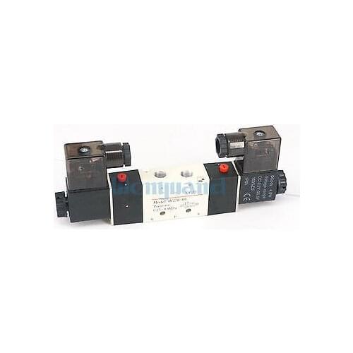DC24V 4V220-06 1/8" BSPT Air Valve 5 Port 2 Position Solenoid For Pneumatic System