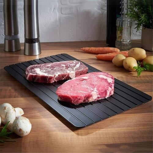 Meat Fast Defrosting Tray Quick Thaw Frozen Meat Fruit Food Safety Defrosting Plate Board Home Use Defrost Kitchen Gadget Tool