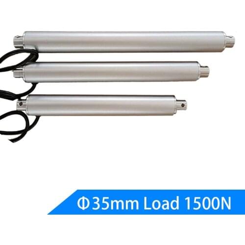 Micro Pen Linear Actuator High Torque 1500N 15mm/s 50mm-1000mm 12V 24V Mini Tubular Linearly Motor