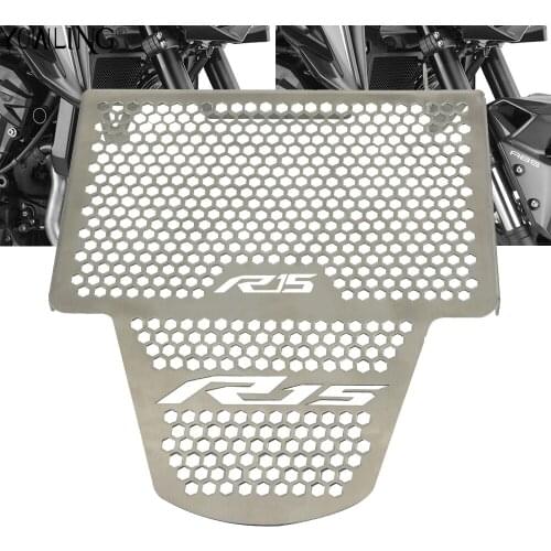 Motorcycle CNC Aluminium Radiator Grille Guard Cover Side Part Grill Protector For YAMAHA R15 V3 2017 2018 2019