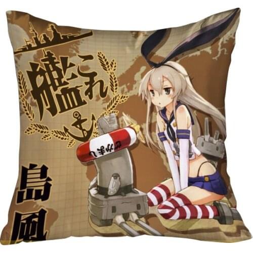 Hobby Express Shimakaze - Kantai Collection Anime Dakimakura Square Pillow Cover GZF300