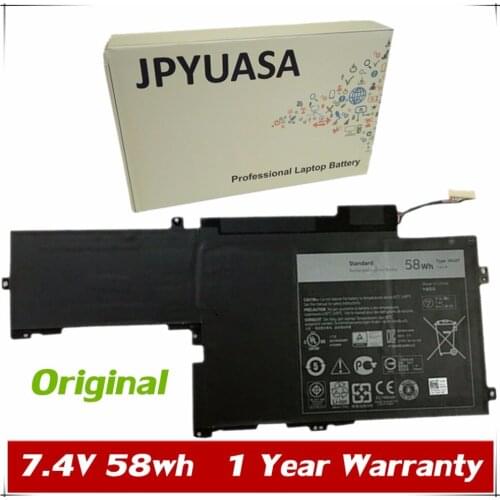 7XINbox 7.4V 58wh Original Laptop Battery 5KG27 P42G C4MF8 For Dell Inspiron 14-7000 14-7437 Series Tablet