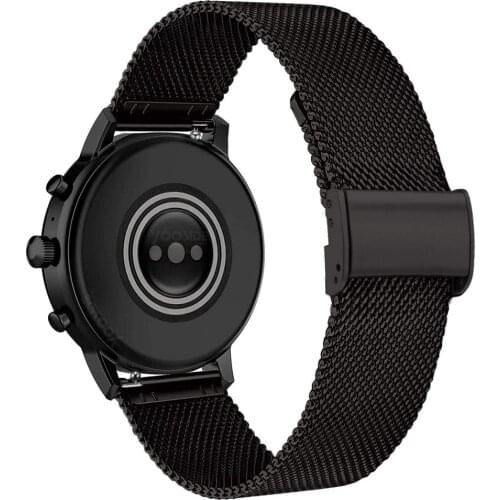 Stainless Steel Wrist Strap Heat Resistant Waterproof Watch Band for Fossil Mens Gen 5 Carlyle Womens Gen 5