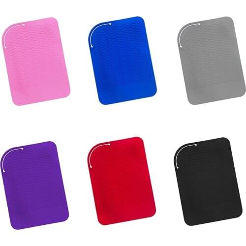 Silicone Heat Resistant Travel Mat, Anti-Heat Pad for Hair Straighteners, Curling Irons, Flat Irons and Other Hot Styling Tools