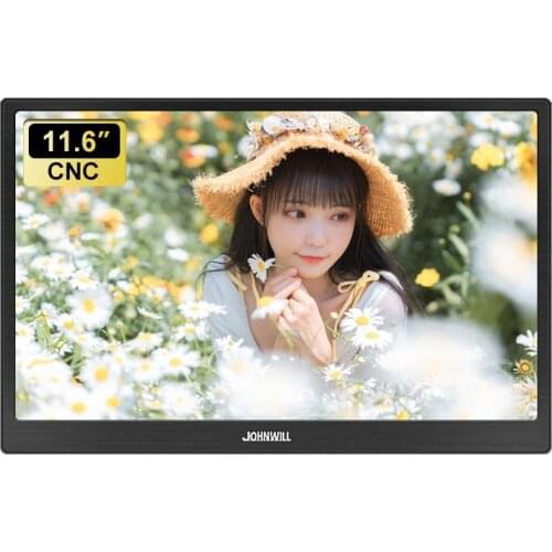 Compatible with Windows 7 8 10 system, 15.6-inch CNC HD portable monitor, suitable for laptop PS5 PS4 Raspberry Pi car PC