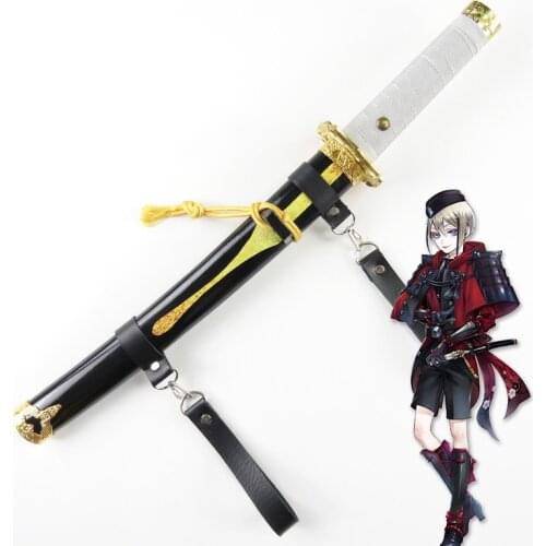 High Quality Touken Ranbu Online Game Character Hyuuga Masamune Weapons Cosplay Props Wooden Sword Stage Performance Props