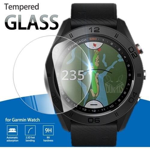Garmin Approach S20 / S40 / S60 Tempered Glass Full Cover Screen Protector For Garmin Watch Active Ultra Clear Protection Film