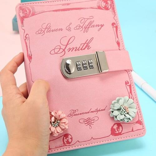Thickened Codebook for Locked Diary Creative Handbook Student Notebook Recording Stationery