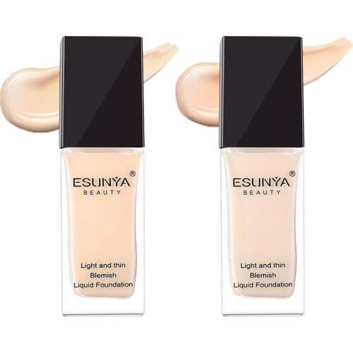 Liquid Foundation BB Concealer Cream 30ML Oil Control 24 Hours Lasting Foundation Full Coverage Waterproof Foundation Liquid